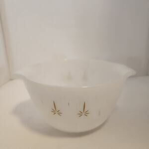 1960's Anchor Hocking Fire King Candle Glow Bowl
